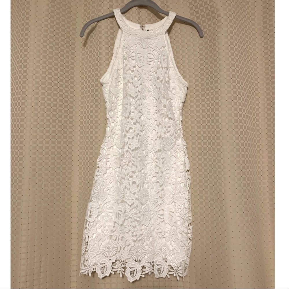 Lulus | Dresses | Lulus Love Poem Ivory Lace Mini Dress